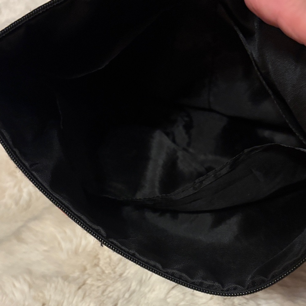 Soho Black and Red Cherry Cosmetic Bag - Picture 4 of 6